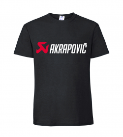 Тениска с печат "Akrapovic"