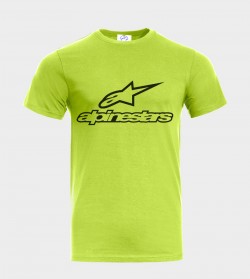 Тениска с печат "Alpinestars"