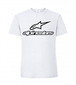 Тениска с печат "Alpinestars"